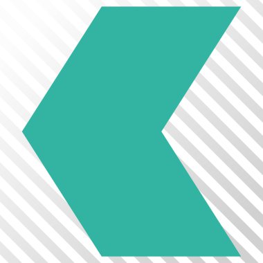 Yön sol vektör simgesi