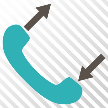 Telefon konuşmaya vektör simgesi