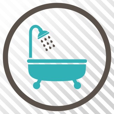 Duş Banyo vektör simgesi