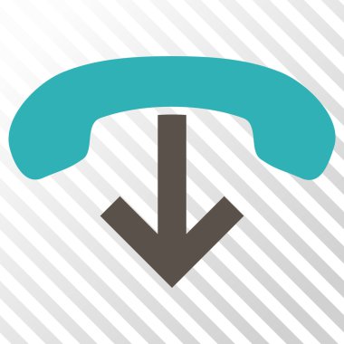 Vektör simge telefon asmak