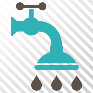 Duş musluk vektör simgesi