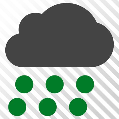 yağmur bulutu vektör simgesi