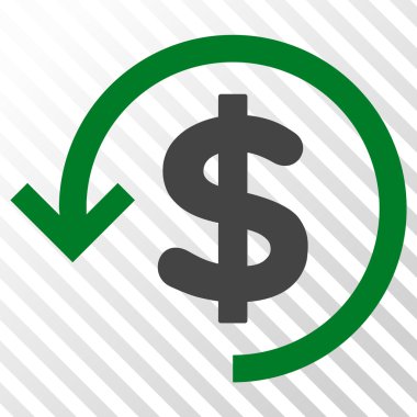 Geri ödeme vektör simgesi