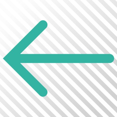 Ok sol vektör simgesi