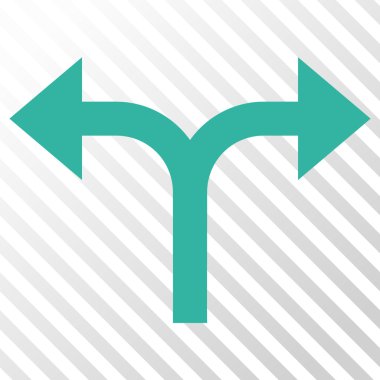 Bifurkasyon oklar sol vektör simgesi sağ