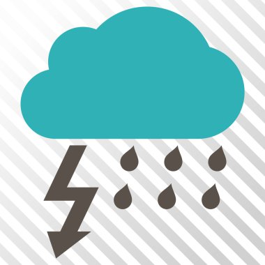 Fırtına vektör simgesi