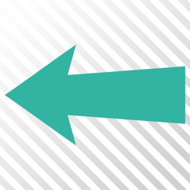 Ok sol vektör simgesi