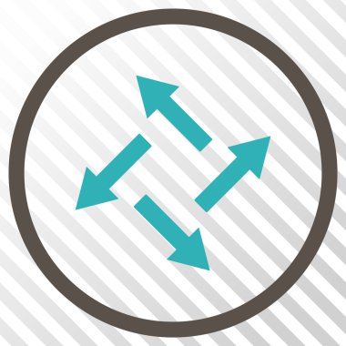 Santrifüj okları vektör simgesi