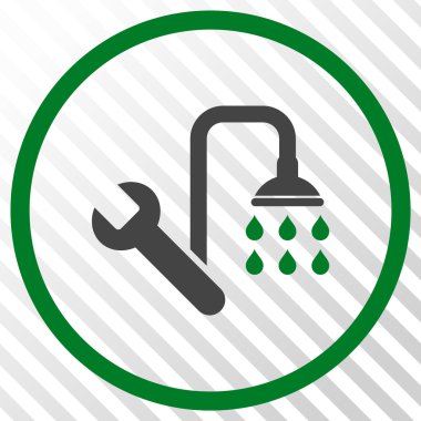 Sıhhi tesisat vektör simgesi