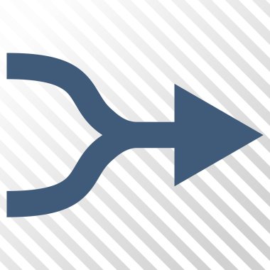 Ok sağ vektör simgesi birleştirmek