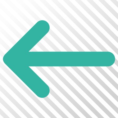 Ok sol vektör simgesi