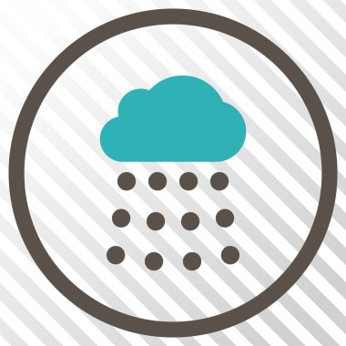 yağmur bulutu vektör simgesi