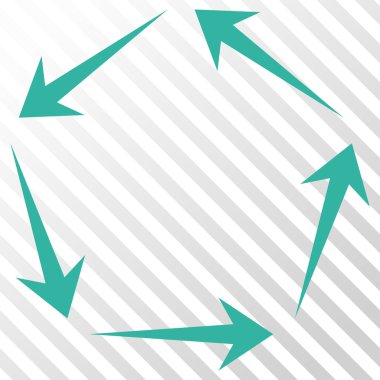 Dolaşım vektör simgesi