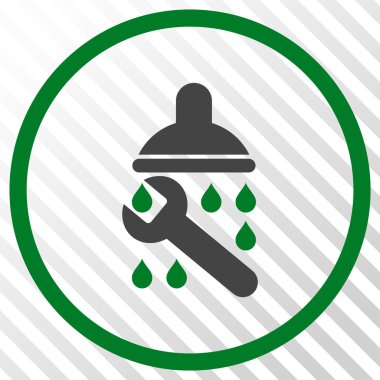 Duş sıhhi tesisat vektör simgesi