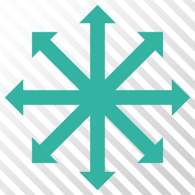 Oklar vektör simgesini genişletin