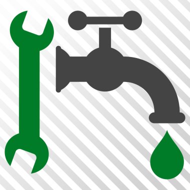 Sıhhi tesisat vektör simgesi