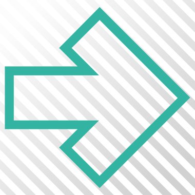 ok sağ vektör simgesi