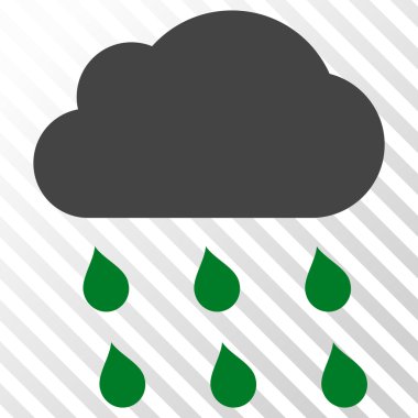 yağmur bulutu vektör simgesi