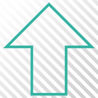 Yukarı Oklu Vektör Simgesi