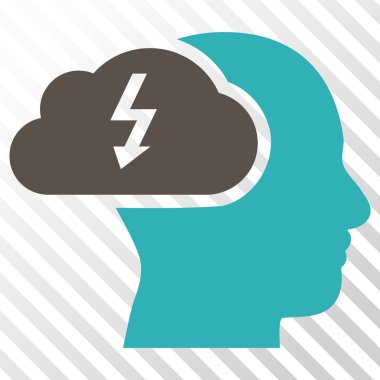 Beyin fırtınası vektör simgesi