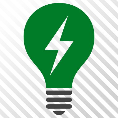 Elektrikli ampul vektör simgesi