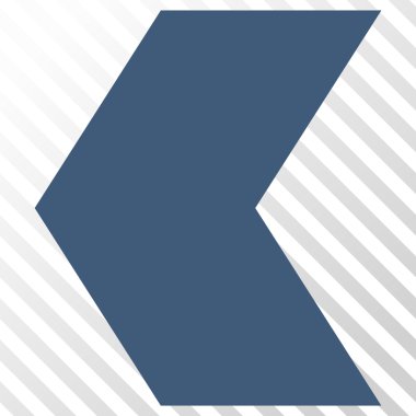 Yön sol vektör simgesi