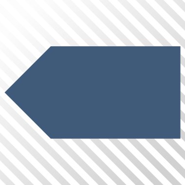 Yön sol vektör simgesi