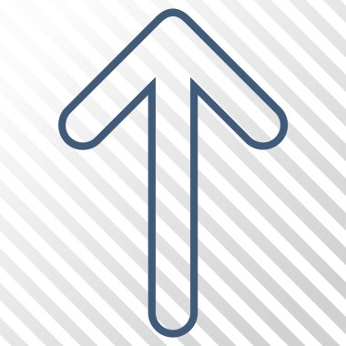 Vektör simge yukarı yönlü ok