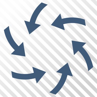 Oklar vektör simge girdap