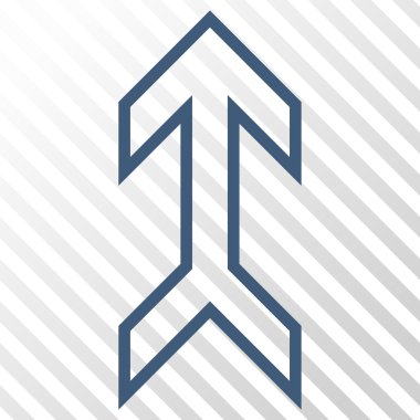 Yukarı Oklu Vektör Simgesi