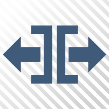 Yatay yöndeki vektör simge bölmek