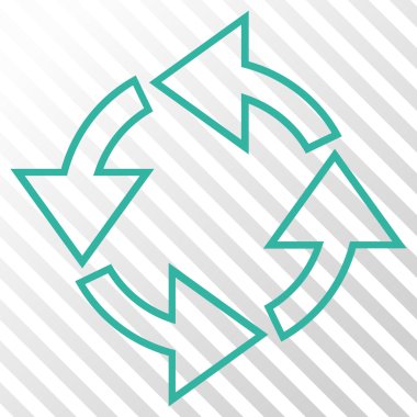 Döndürme vektör simgesi