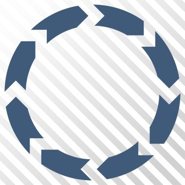 Dolaşım vektör simgesi