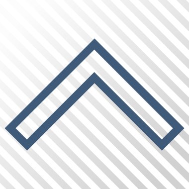 Vektör simge yukarı ok ucu