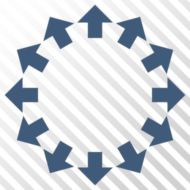 Radyal okları vektör simgesi