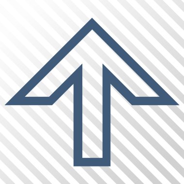 Yukarı Oklu Vektör Simgesi