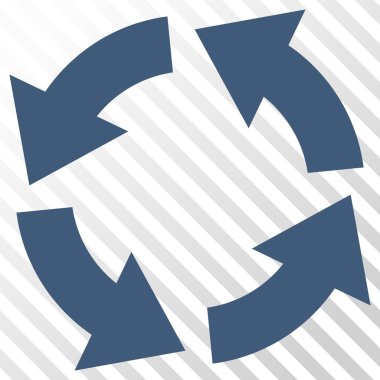 Dolaşım vektör simgesi