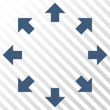 Radyal okları vektör simgesi