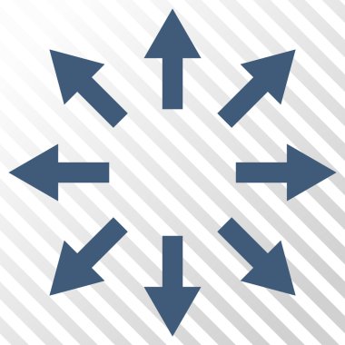 Radyal okları vektör simgesi