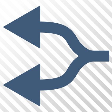 Split oklar sol vektör simgesi