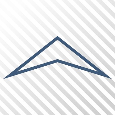 Vektör simge yukarı ok ucu