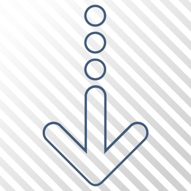 Aşağıya vektör simgesi gönder