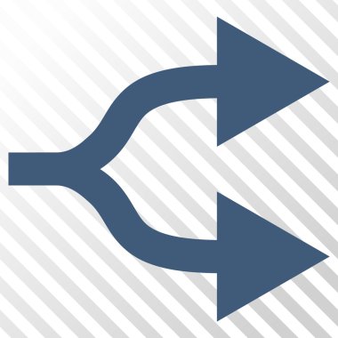 Split okları doğru vektör simgesi