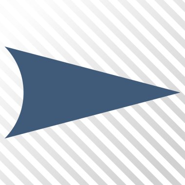 Ok ucu doğru vektör simgesi