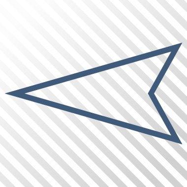 İşaretçi sol vektör simgesi