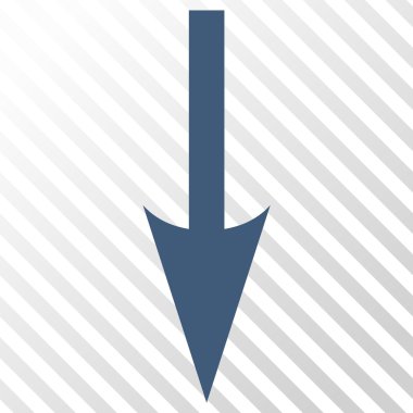 Vektör simgesi aşağı ok keskin