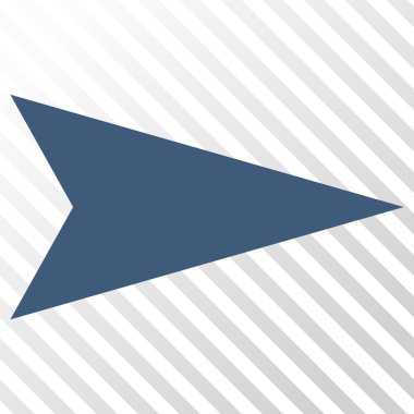 Ok ucu doğru vektör simgesi