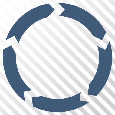 Dolaşım vektör simgesi