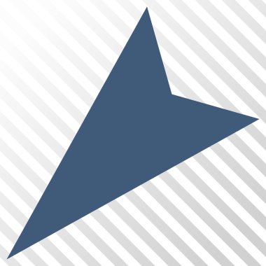 Ok ucu sol aşağı vektör simgesi