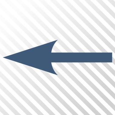 Keskin ok sol vektör simgesi